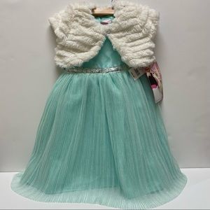 Nannette Aqua Dress Sz 4